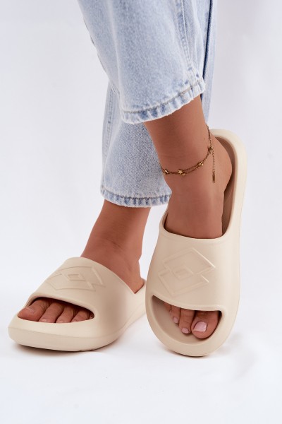 Women's Foam Slides LOTTO SLAY 2400471U Beige