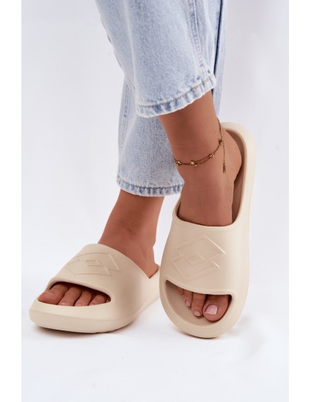 Women's Foam Slides LOTTO SLAY 2400471U Beige
