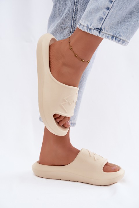 Women's Foam Slides LOTTO SLAY 2400471U Beige