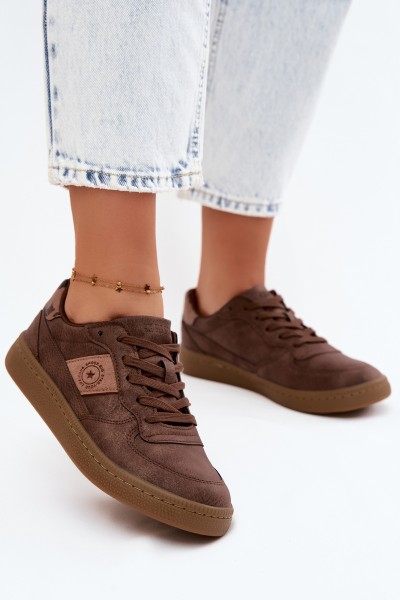 Shiny Women's Sneakers Big Star UU274017 Brown