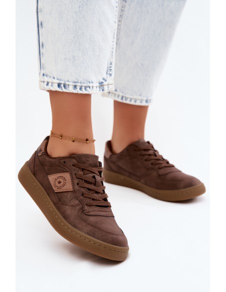 Shiny Women's Sneakers Big Star UU274017 Brown
