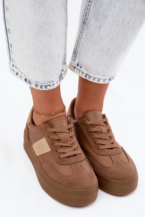 Women's Platform Sneakers Big Star UU274015 Light Brown