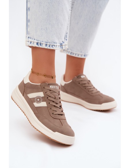 Women's Sports Shoes Sneakers Big Star UU274025 Dark Beige