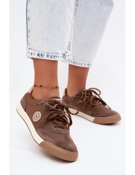 Women's Suede Sneakers Big Star UU274002 Brown