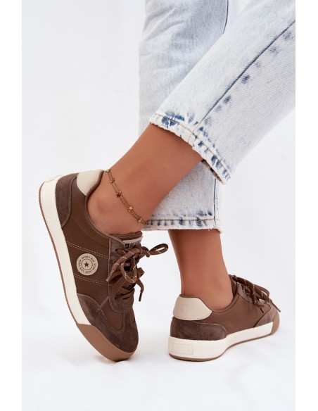 Women's Suede Sneakers Big Star UU274002 Brown