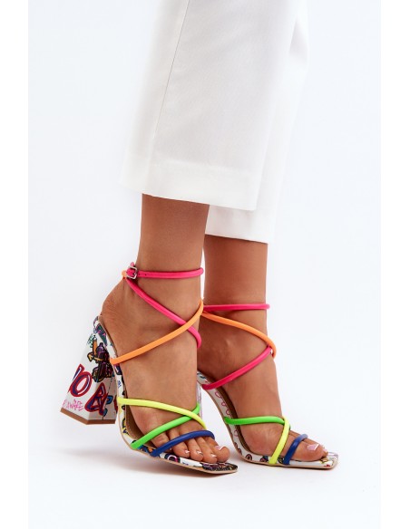 Fashionable High Heel Sandals Multicolour Josette