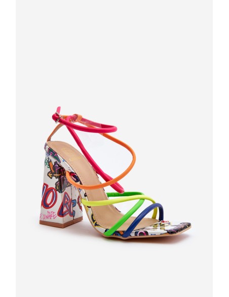 Fashionable High Heel Sandals Multicolour Josette