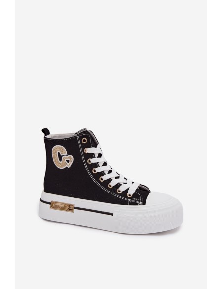Women s Platform Sneakers Black Meloria
