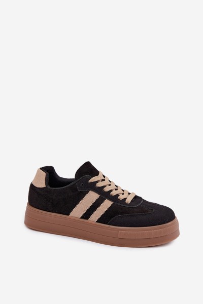Women's Platform Sneakers Black Giselia 2