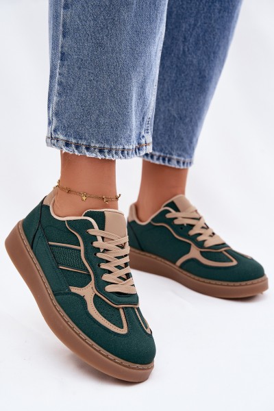 Low Women's Sneakers Green Brenelle