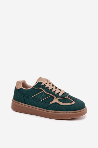 Low Women's Sneakers Green Brenelle 2