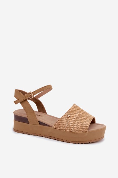 Women's Platform Sandals Wrangler 20261076.38F Dark Beige 2