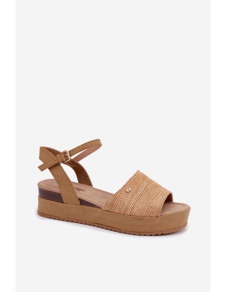 Women's Platform Sandals Wrangler 20261076.38F Dark Beige