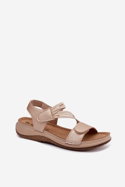 Women's Sandals With Elastic Straps Inblu LL000008 Gold 2