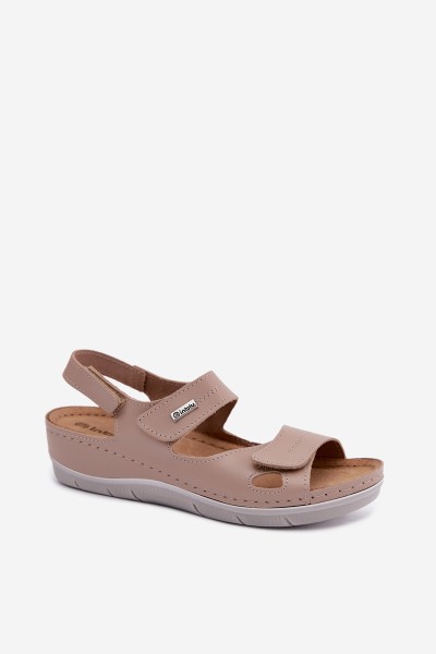 Women's Sandals With Elastic Straps Inblu LL000008 Gold 2