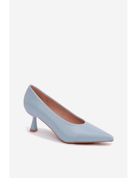 Pointed Toe Heels Blue Silenta