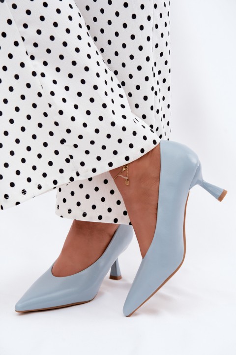 Pointed Toe Heels Blue Silenta