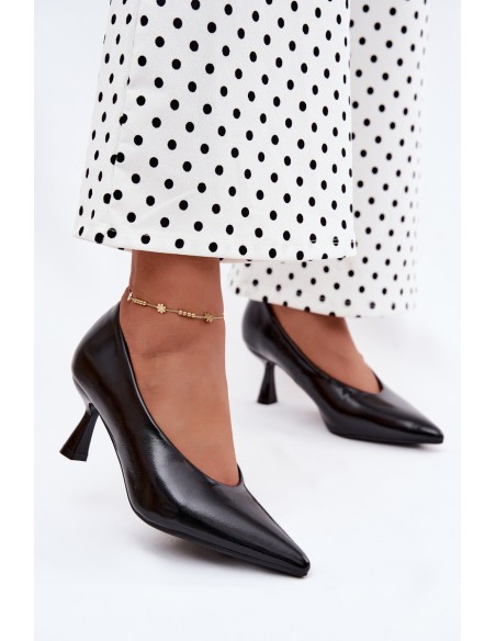 Pointed Toe Heels Chocolate Silenta