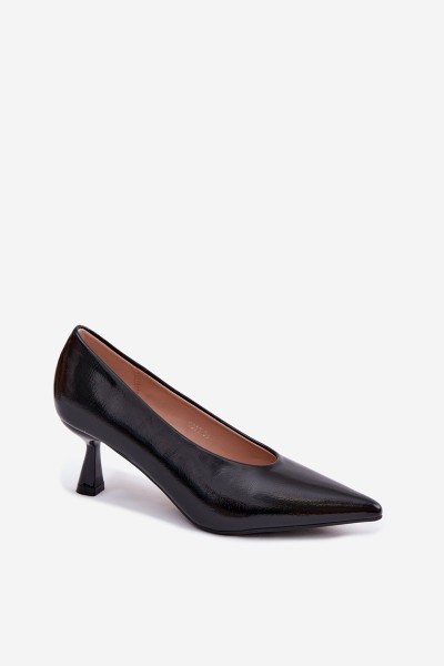 Pointed Toe Heels Chocolate Silenta 2