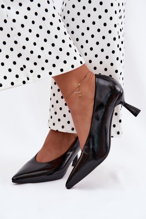 Pointed Toe Heels Chocolate Silenta