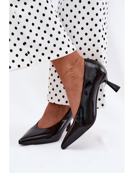 Pointed Toe Heels Chocolate Silenta