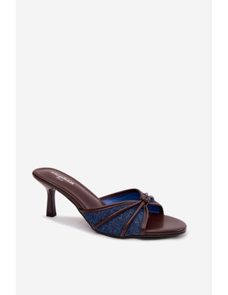Women's High Heel Denim Sandals Orchidia