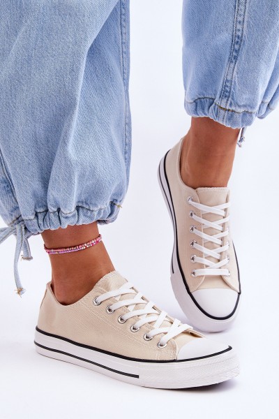 Classic Low Women's Sneakers Light beige Vegas 2