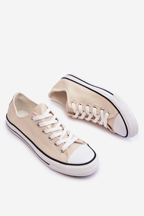 Classic Low Women's Sneakers Light beige Vegas