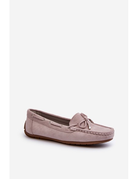 Women's Suede Moccasins Purple Si Passione