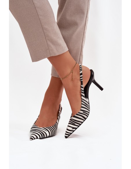 High heel shoes Zebra Phelia