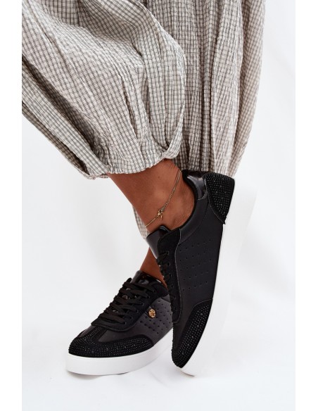 Women's Sneakers with Embellishment Black Soothe