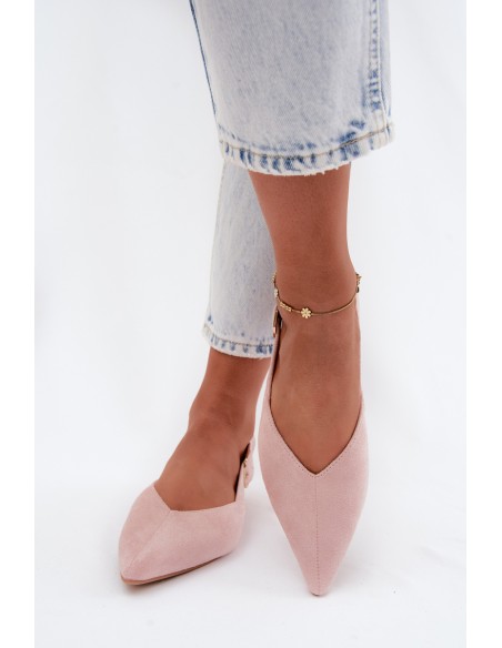 Women's Pink Tanelia Ballerinas With Clasp