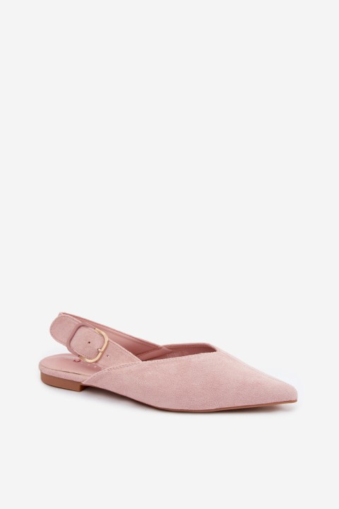 Women's Pink Tanelia Ballerinas With Clasp
