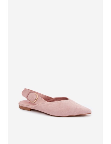 Women's Pink Tanelia Ballerinas With Clasp