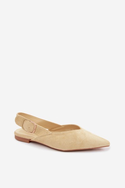 Women's Yellow Ballerinas With Clasp Tanelia 2