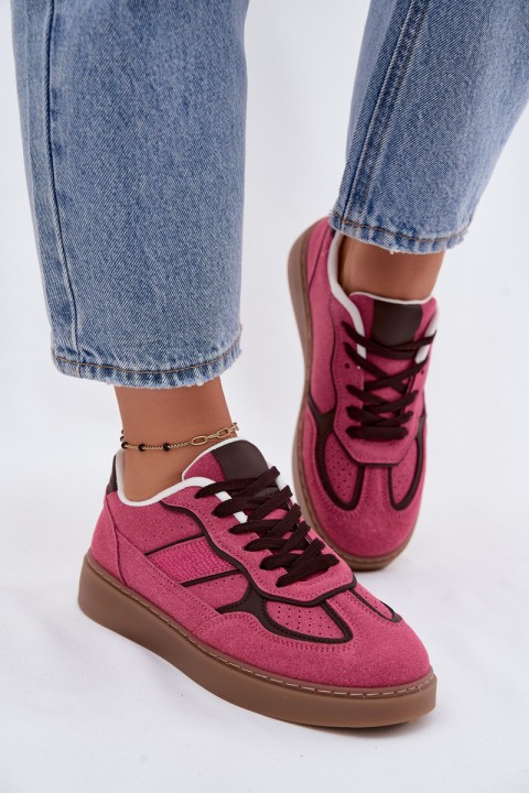 Women's Low Sneakers Fuchsia Brenelle