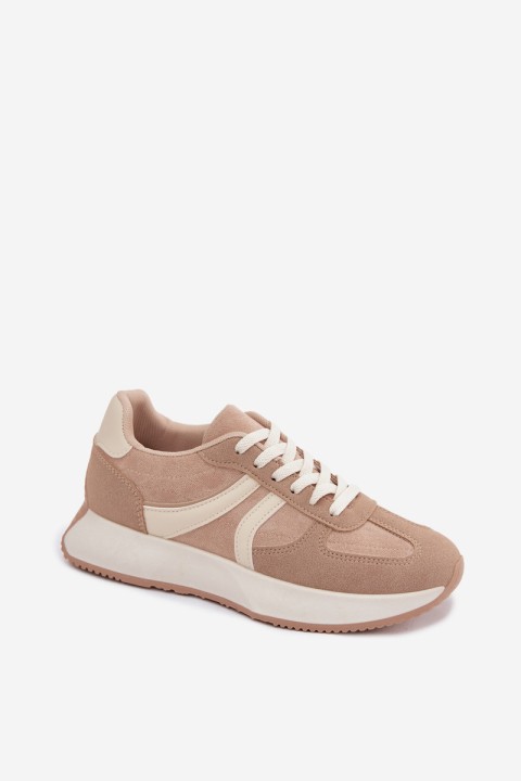 Women's Platform Sneakers Beige Laurelia