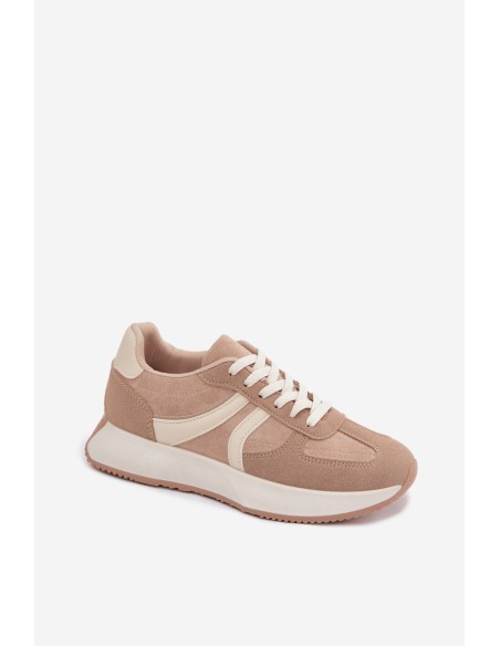 Women's Platform Sneakers Beige Laurelia