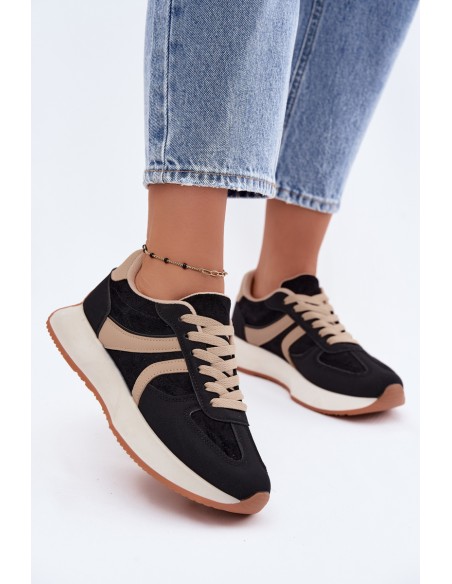 Women's Platform Sneakers Black Laurelia