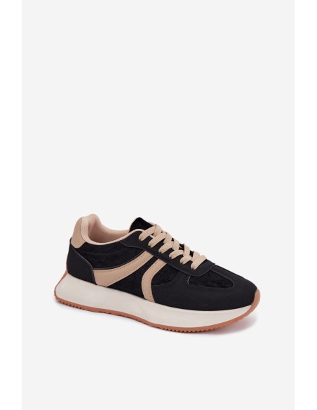 Women's Platform Sneakers Black Laurelia