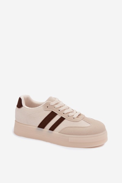 Women's Platform Sneakers Beige Giselia 2