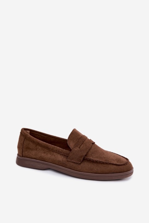 Women's Eco Suede Chocolate Moccasins Renelia