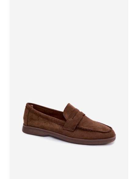 Women's Eco Suede Chocolate Moccasins Renelia