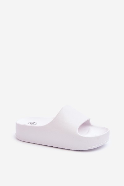 Women's White Platform Foam Sandals Airaplea 2