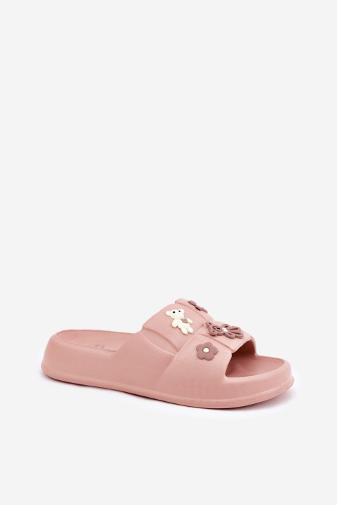 Foam Slippers With Pins Pink Redienna