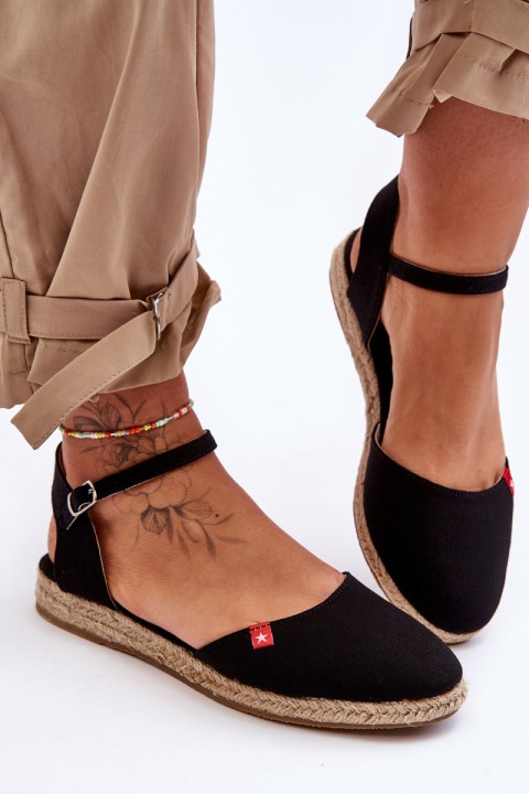 Women's Platform Espadrilles Big Star FF274526 Black