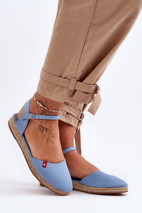 Women's Platform Espadrilles Big Star FF274532 Blue