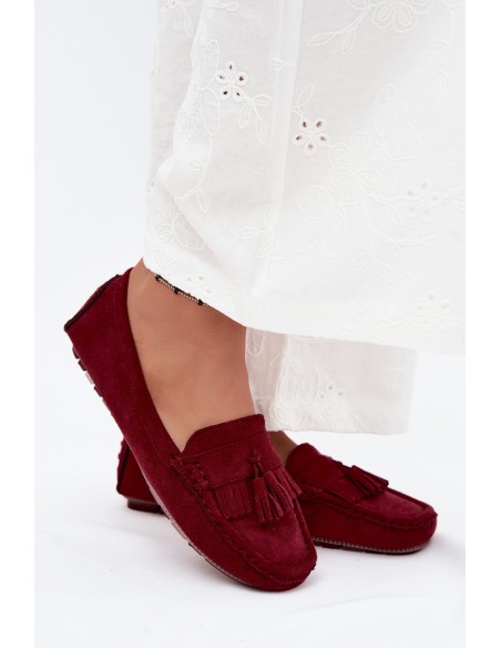 Women's Loafers With Fringes Faux Suede Borde Linden