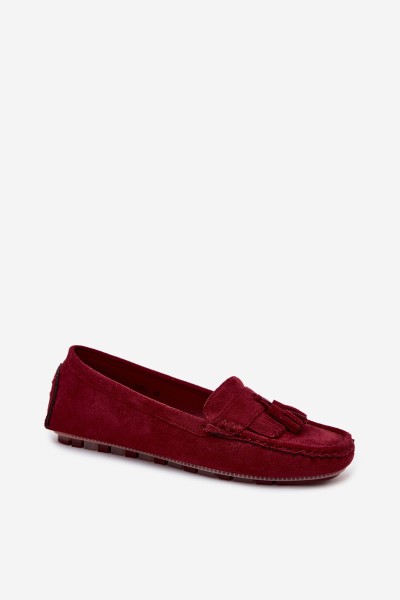 Women's Loafers With Fringes Faux Suede Borde Linden 2
