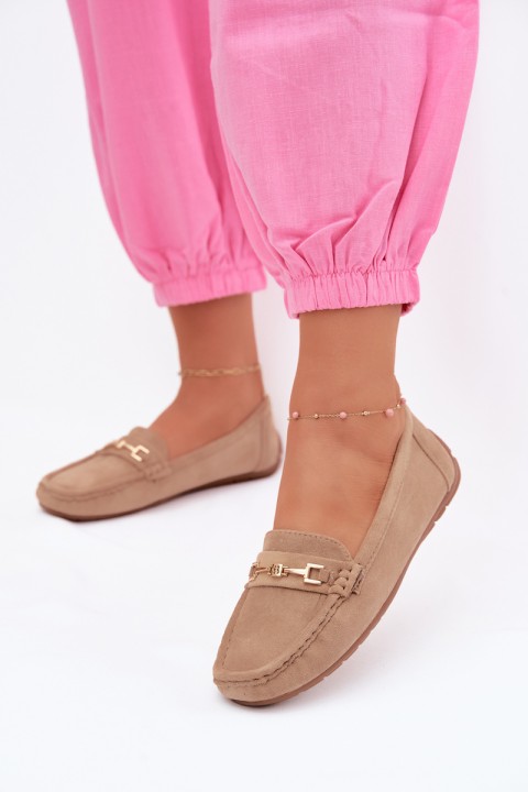Women's Classic Suede Loafers Khaki Corinell